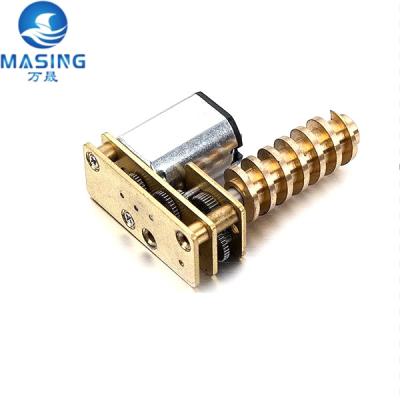 China Variable Speed 12mm Small DC Gear Motor Spur Gearbox N20 N30 Micro Worm Gear Motor for sale