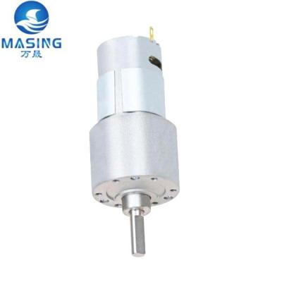 China Rs-385 Rs-395 Dc motor met 37mm versnellingsbak Dc 12v versnellingsmotor met hoog koppel geborsteld versnellingsmotor Te koop