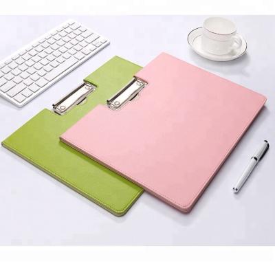 China Folder Fashion Office Supplies Business Conference Folders PU A4 Ladies Leather Folder for sale