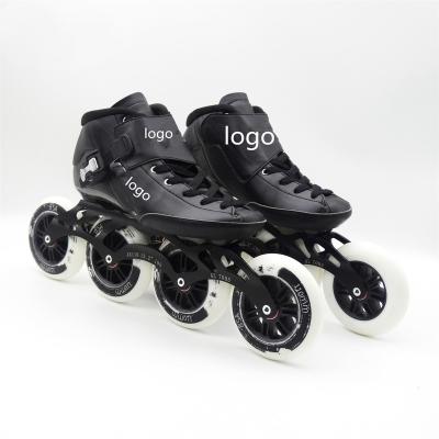 China Professional Racing Speed ​​Inline Skates For Practice Skataing Brand Shoes PU Skates 100/110/125mm Inline Carbon Fiber Speed ​​Roller Skates Professional for sale