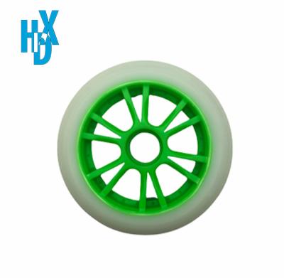 China Custom Inline Skates Wheels PU High Speed ​​Wheels 90mm 100mm 110mm Elastic Skate 85A Wear Resistant Wheels Manufacturers Polyurethane Wheels for sale