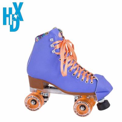 China New Style Popular Women's Row Double Patina Professional Quad Roller Skates Only Accept Custom 35-44 for sale