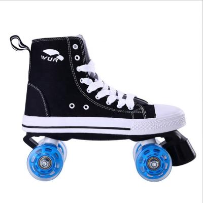 China Fashion \ Comfortable \ Durable Amazon Item Factory Price Canvas Hot Selling Quad Skates Wheel OEM ODM Roller Skates Snap In Stock for sale