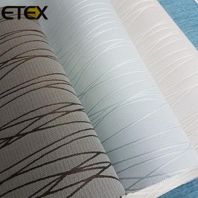 China New Design Slat 100% Polyester Jacquard Blackout Roller Cloth Fabric Roller Blinds for sale