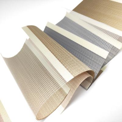 China Ultraviolet Multicolor Zebra Blind Cloth Slat Protection Popular Zebra Roll Cloth for sale