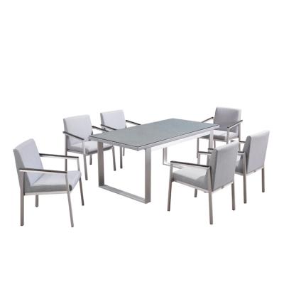 China Manufacturer Modern Outdoor Office Foshan Furniture Loose Tables And Chair Sets for sale