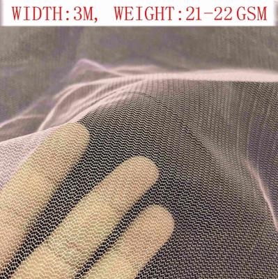 China Plain 3m Brazil mosquito net fabric plain mesh for sale