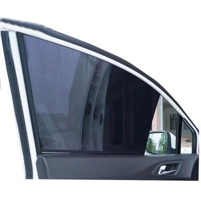 China Hot Selling UV Heat Rejection Easy Use Protect Side Window Car Black Static Cling PVC Sunshade for sale