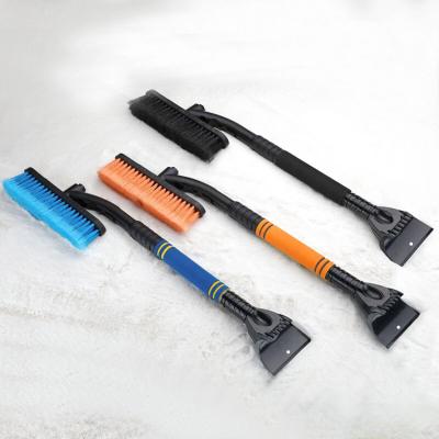 China Metal+plastic 2 in 1 detachable winter car vehicle cleaning snow ice shovel telescopic brush for sale