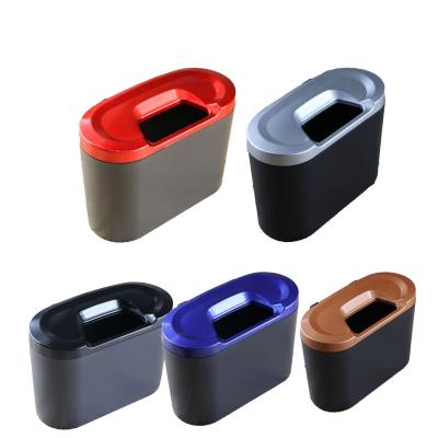 China beach & Holiday custom logo car storage box universal creative plastic garbage bin for sale