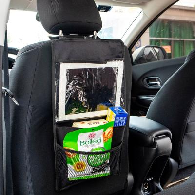 China beach & Holiday Factory Car Back Seat Storage Bag Car IPAD Hanger Bag Storage Organizer with Tablet Pocket for sale