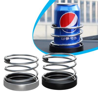 China New Car Cup Holder Spring Car Folding Beverage Cup Holder Drinks Holder and Phone Holder for sale