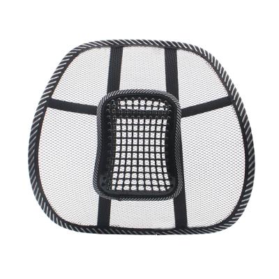 China Massage Car Seat Massage Air Mesh Fabric Lumbar Back Support Cushion For Back Pain for sale