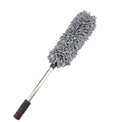 China Car cleanging extendable car round broom car wash brush car dust cleaning brush for sale