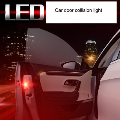 China Paste Car LED Door Warning Light Car Security Strobe Anti-rear Anti-collision Light Light for sale