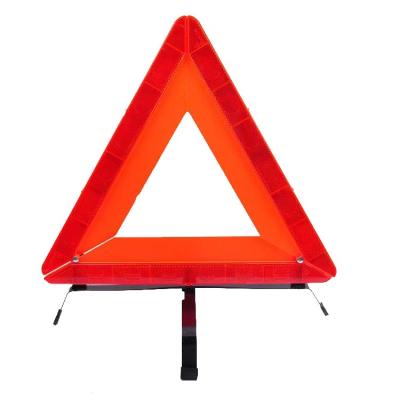 China Easy To Fold And Hot Selling Car Safety Road Traffic Emergency Tripod Road Safety Reflective Triangular Warning Sign for sale