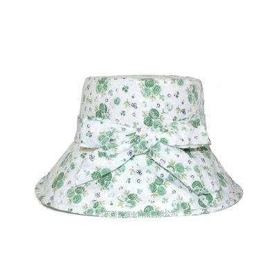 China Parasol Sun Protection Design Your Own Bucket Hat Wide Brim Lace Floral Fishing Hat For Female for sale