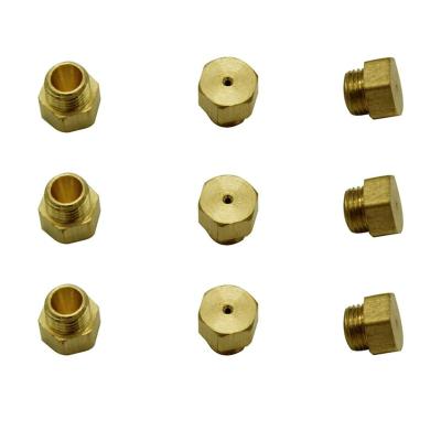 China Good Price Brass Jet Nozzles Tip Lpg Propane Fuel Injectors Car Stove Burners Parts Gas Burner Nozzle for sale