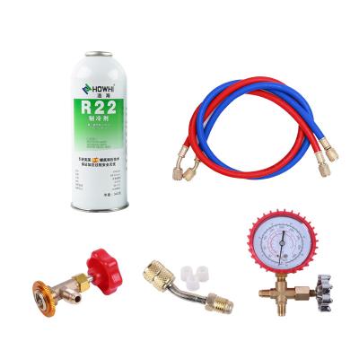 China Home Air Conditioner Parts Fluoride Refrigerant Tool Kit R22 Plus Refrigerant Freon Meter Tube for sale