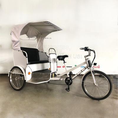 China Passenger Ester 2 Seater Taxi Rickshaw Tuk Tuk Electric Rickshaw for sale