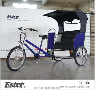 China Passenger Passenger ESTER Rickshaw Price /Bike-Taxi/Pedicab Rickshaw With New Waterproof Lines For Sale for sale