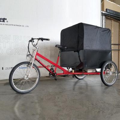 China ESTER Fashion Electric Cargo Delivery Tricycle , Soft Top Cargo Tricycle for sale