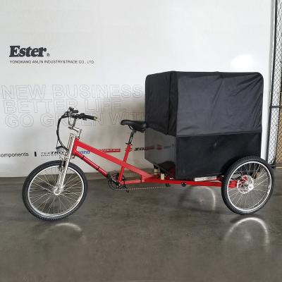 China ESTER Electric Cargo Delivery Trike Food Truck Tricycle for sale