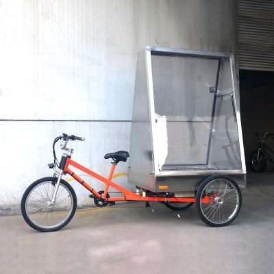 China Advertising Profit Ester Billboard Advertising Bike , Electric Billboard Tricycle for sale