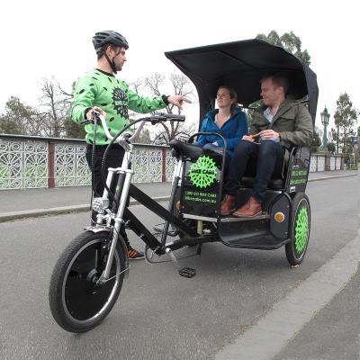 China Passenger Ester Battery Powered Pedicab Rickshaw, Electric Rickshaw With Speaker for sale