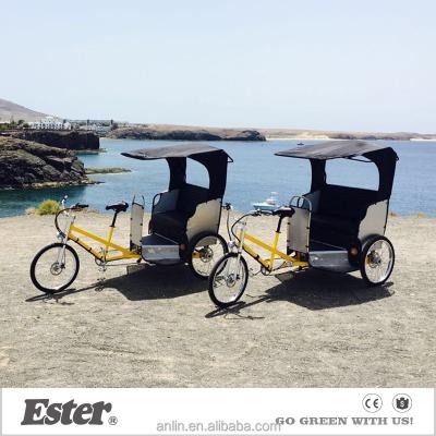 China ESTER Electric Battery Passenger 3 Wheels Tricycle Pedicab Rickshaw Manufacturers ES-T02 Type3 for sale