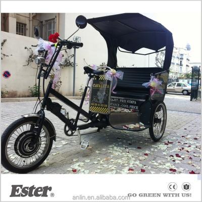 China ESTER passenger pedicab electric rickshaw/battery rickshaw ES-T02 Type3 for sale