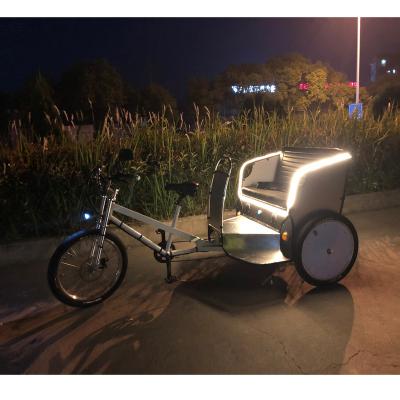 China Adult Electric Passenger Tricycle / Rickshaw Pedicab Tricycle for sale