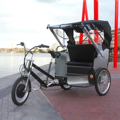 China ESTER Classic Electric Passenger Pedicab Customers Offered, Electric Tricycle With Pedals for sale