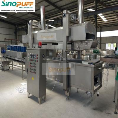 China 2017 Hot Sale CE High Capacity Industrial Continuous Snack Food Fryer Machine for sale