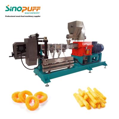 China Twin screw extruder Sinopuff maquinas alimentos de maquinas corn pop snack extruder machine for sale