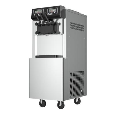 China 1.7KW Soft Ice Cream Machine 25L Large Capacity Stainless Steel Frozen Yogurt Machine for sale