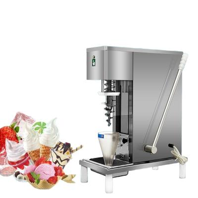 China 75-90L/H Professional Real Fruit Ice Cream Blending Machine with 930ml Hopper Capacity for sale