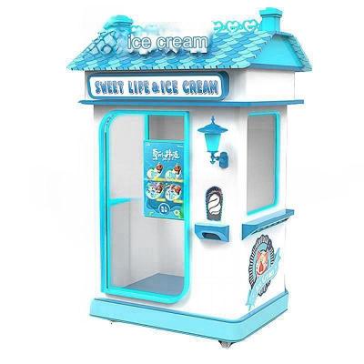 China High Productivity Fully Automatic Soft Ice Cream Machine for 24-Hour Unmanned Vending for sale