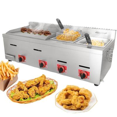 China Desktop All-in-one Frying Machine Temperature Control Range 50-300 Degrees for Chips for sale