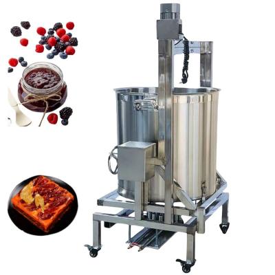 China 60KG 150L 250L 450L Strawberry Jam Cooking Pot Gas Cooking Mixer for Seasoning Plant for sale