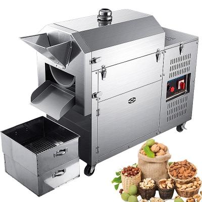 China 1000*460*960MM Stainless Steel Nut Roasting Machine with 12-23 Catties/Time Output for sale