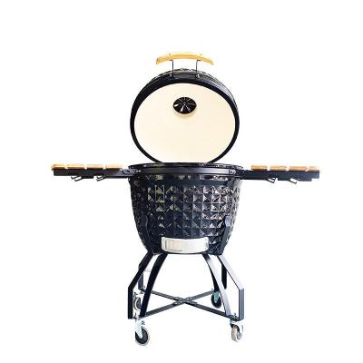 Cina 60 KG Uovo Kamado BBQ 21 pollici Nero Verde Rosso Barbecue Grill Esterno Carbone per BBQ in vendita