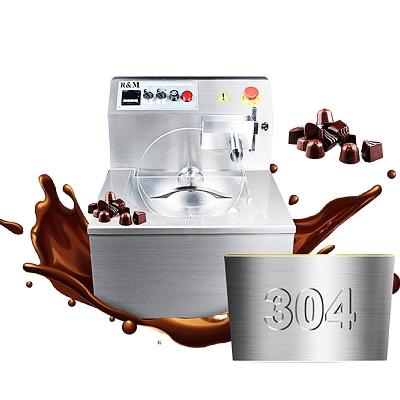 China 2024 Chocolate Making Machine Chocolate Melting Tempering Coating Machine for Coating for sale