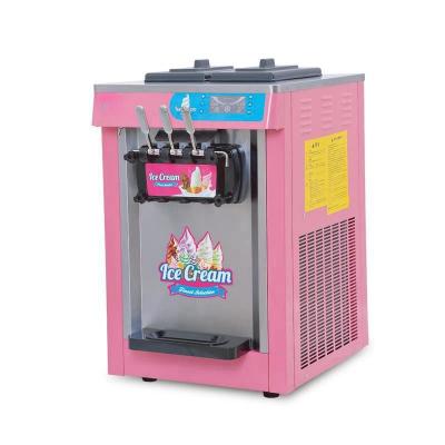 China Máquina de helados para 3 sabores 2 1 fabricante de helados blandos en venta