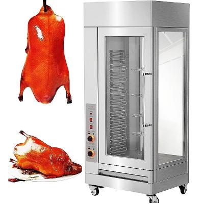 China Horno de pollo giratorio de gas eléctrico para cocinar a la parrilla en plantas de fabricación en venta