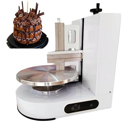 China Effortlessly Spread and Decorate Cakes with 220v Voltage Cake Cream Spreading Machine for sale