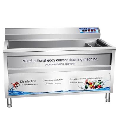 China 220v/380v Multifunctional Cleaning Ionized Ozone Decomposition Vegetable Washing Machine for sale