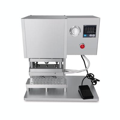 China Tinnen Aluminium Papier blikjes Cup Filling and Sealing Machine met maximale snelheid 20pcs/min Te koop