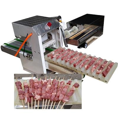 China 30 Pieces/Min Meat Skewer Production Machine with Stable Performance and 220V Voltage for sale