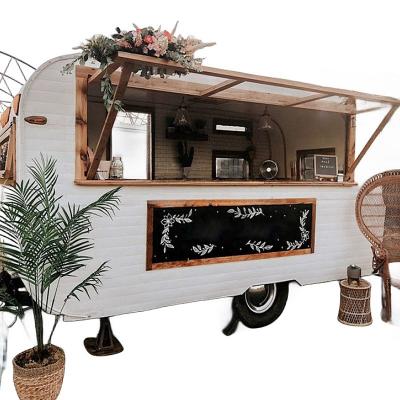 China Full Function Food Truck with Full Kitchen Large Capacity Food Service Kiosk for sale